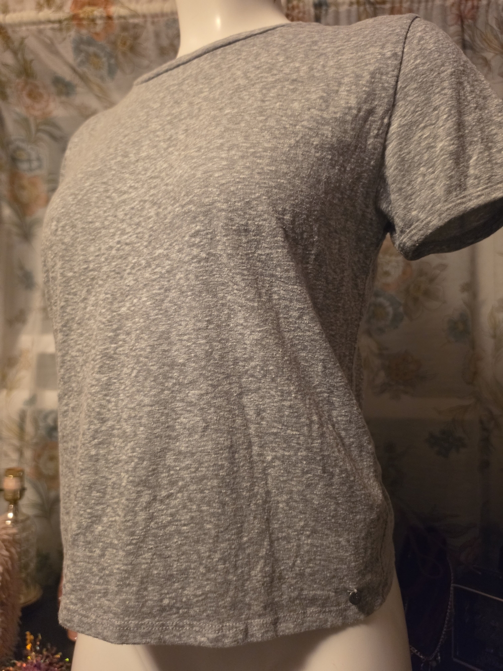 Abercrombie & Fitch Heather Gray Short Sleeve Tee